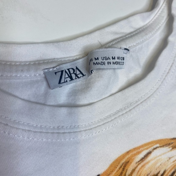 Zara hair style graphic tee M - Picture 4 of 5